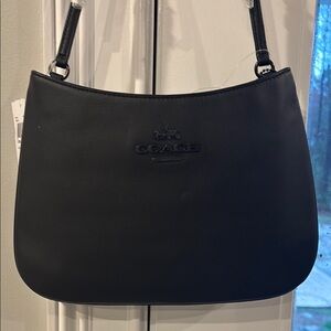 Coach Black Leather Women's Bag